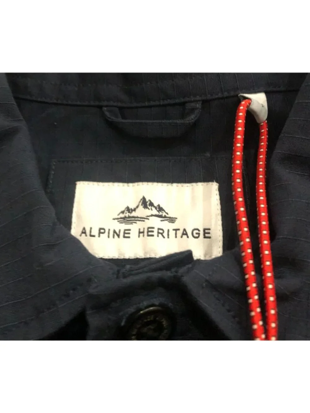 Alpine Heritage Mens Medium Navy Blue Utility Chore Jacket Shacket New with Tags